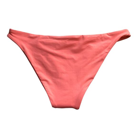 L Space Camacho Women's Bikini Swimsuit Bottom Coral Pink Stretch Medium/Large - Picture 4 of 6
